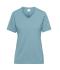 Damen Ladies' ORGANIC Workwear T-Shirt   OCS Blended Steel-blue 8731