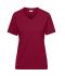 Damen Ladies' ORGANIC Workwear T-Shirt Wine 8731