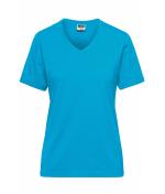 Damen Ladies' Workwear T-Shirt OCS Blended Turquoise 8731