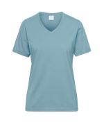 Damen Ladies' Workwear T-Shirt OCS Blended Steel-blue 8731