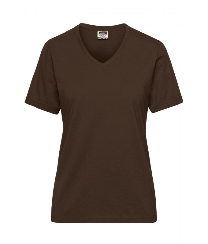 Damen Ladies' Workwear T-Shirt OCS Blended Brown 8731