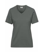Damen Ladies' Workwear T-Shirt OCS Blended Dark-grey 8731