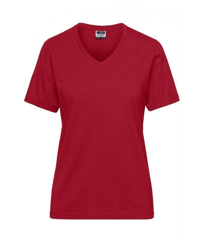 Damen Ladies' Workwear T-Shirt OCS Blended Red 8731