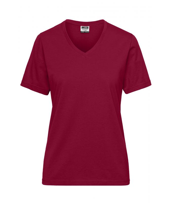 Damen Ladies' Workwear T-Shirt OCS Blended Wine 8731