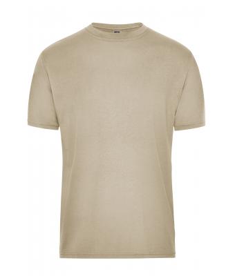 Men Men's BIO Workwear T-Shirt Stone 8732