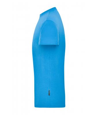 Herren Men's ORGANIC Workwear T-Shirt   OCS Blended Aqua 8732