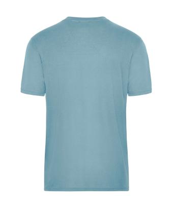 Herren Men's ORGANIC Workwear T-Shirt   OCS Blended Steel-blue 8732