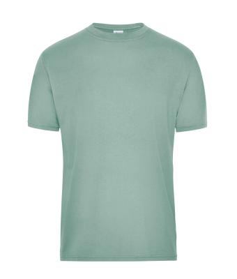 Herren Men's ORGANIC Workwear T-Shirt   OCS Blended Foggy-green 8732