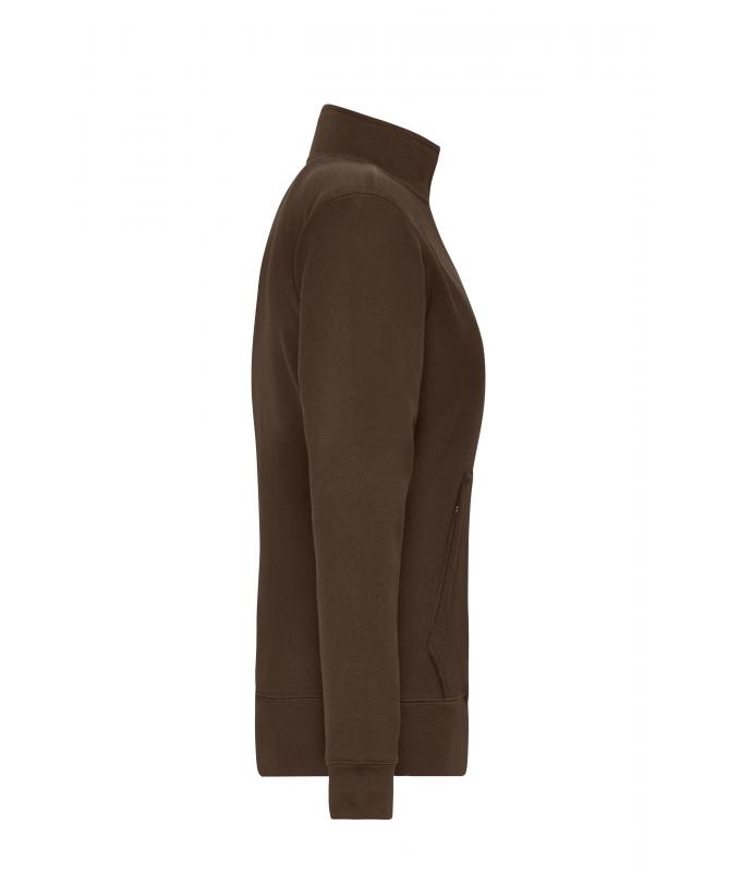 Damen Ladies' Doubleface Work Jacket - SOLID - Brown 8729