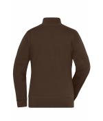 Damen Ladies' Doubleface Work Jacket - SOLID - Brown 8729