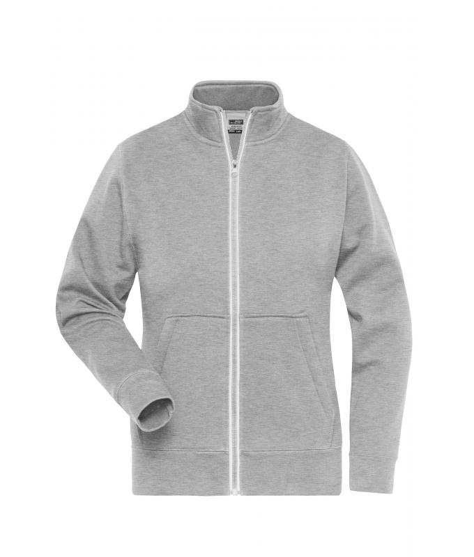 Damen Ladies' Doubleface Work Jacket - SOLID - Grey-heather 8729
