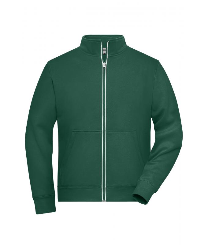 Unisex Doubleface Work Jacket - SOLID - Dark-green 8730