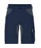 Unisex Workwear Stretch-Bermuda Slim Line Navy/carbon 10524