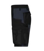 Unisex Workwear Stretch-Bermuda Slim Line GRS & OCS Blended Black/carbon 10524