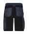 Unisex Workwear Stretch-Bermuda Slim Line Carbon/black 10524