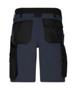 Unisex Workwear Stretch-Bermudas Slim Line GRS & OCS Blended Black/carbon 10524