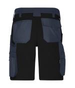 Unisex Workwear Stretch-Bermudas Slim Line GRS & OCS Blended Carbon/black 10524