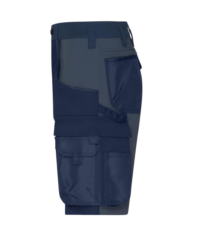 Unisex Workwear Stretch-Bermudas Slim Line GRS & OCS Blended Navy/carbon 10524