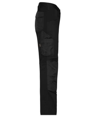 Unisex Workwear Stretch-Pants Slim Line   GRS & OCS Blended Black/black 10431