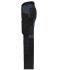 Unisex Workwear Stretch-Pants Slim Line   GRS & OCS Blended Black/carbon 10431