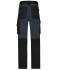 Unisex Workwear Stretch-Pants Slim Line   GRS & OCS Blended Black/carbon 10431