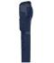 Unisex Workwear Stretch-Pants Slim Line   GRS & OCS Blended Navy/carbon 10431