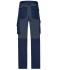 Unisex Workwear Stretch-Pants Slim Line   GRS & OCS Blended Navy/carbon 10431
