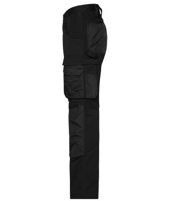 Unisex Workwear Stretch-Pants Slim Line   GRS & OCS Blended Black/black 10431