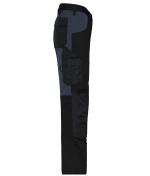 Unisex Workwear Stretch-Pants Slim Line   GRS & OCS Blended Black/carbon 10431
