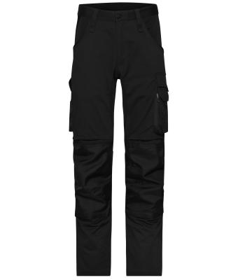 Unisex Workwear Stretch-Pants Slim Line Black/black 10431