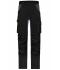 Unisex Workwear Stretch-Pants Slim Line Black/carbon 10431