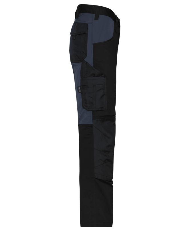 Unisex Workwear Stretch-Pants Slim Line GRS & OCS Blended Black/carbon 10431