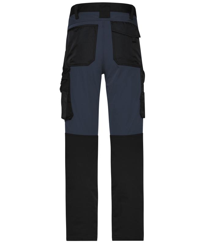 Unisex Workwear Stretch-Pants Slim Line GRS & OCS Blended Black/carbon 10431