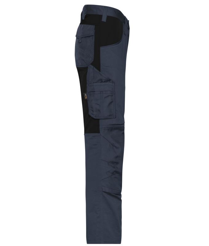 Unisex Workwear Stretch-Pants Slim Line GRS & OCS Blended Carbon/black 10431