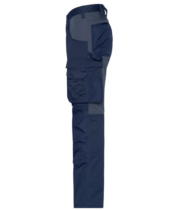 Unisex Workwear Stretch-Pants Slim Line GRS & OCS Blended Navy/carbon 10431