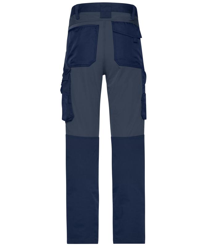 Unisex Workwear Stretch-Pants Slim Line GRS & OCS Blended Navy/carbon 10431