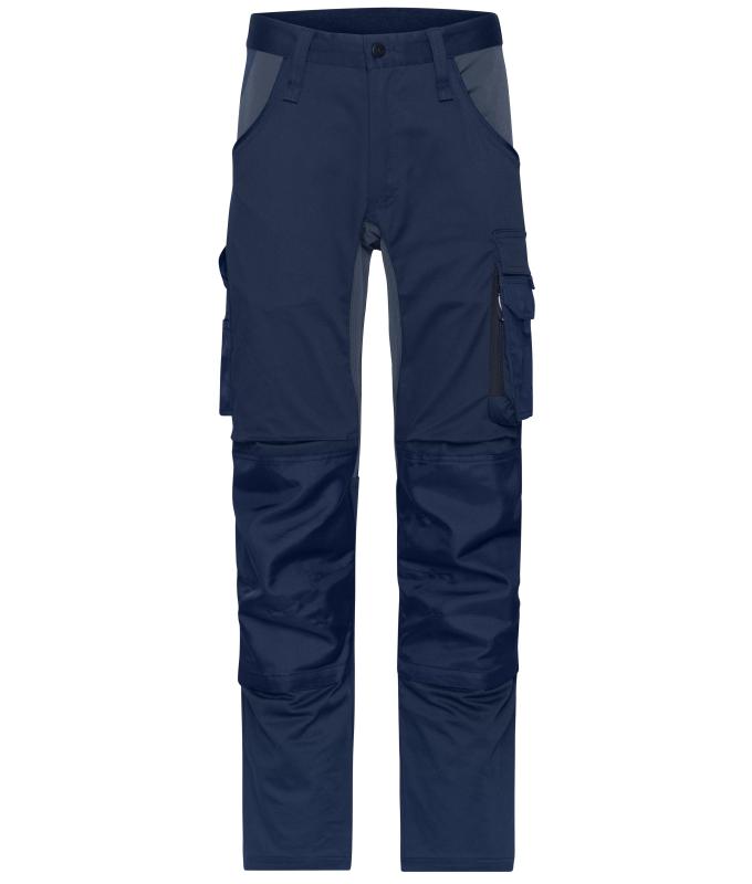 Unisex Workwear Stretch-Pants Slim Line GRS & OCS Blended Navy/carbon 10431