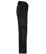 Unisex Workwear Stretch-Pants Slim Line GRS & OCS Blended Black/black 10431