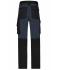 Unisex Workwear Stretch-Pants Slim Line Black/carbon 10431