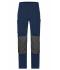 Unisex Workwear Pants 4-Way Stretch Slim Line Navy 10432
