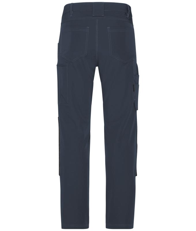Unisex Workwear Pants 4-Way Stretch Slim Line Carbon 10432
