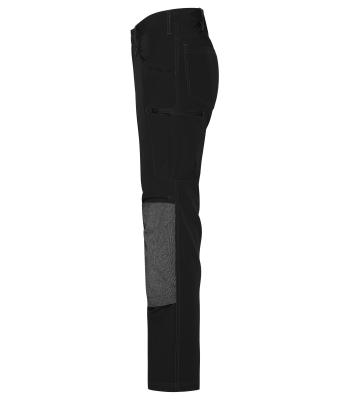Unisex Workwear Pants 4-Way Stretch Slim Line Black 10432