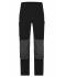 Unisex Workwear Pants 4-Way Stretch Slim Line Black 10432