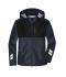 Unisex Hardshell Workwear Jacket   GRS Carbon/black 10433