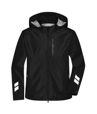 Unisex Hardshell Workwear Jacket   GRS Black/black 10433