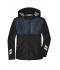 Unisex Hardshell Workwear Jacket Black/carbon 10433