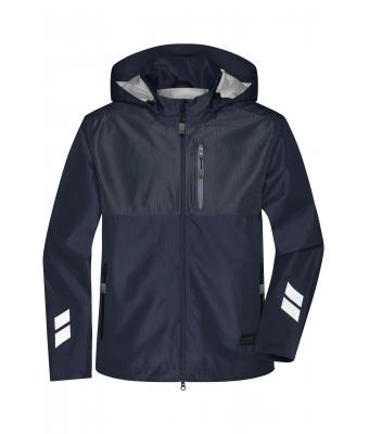 Unisex Hardshell Workwear Jacket Navy/carbon 10433