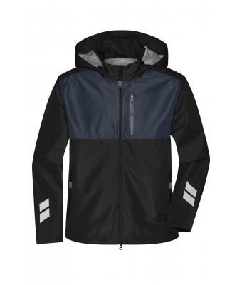 Unisex Hardshell Workwear Jacket Black/carbon 10433