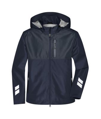 Unisex Hardshell Workwear Jacket GRS Navy/carbon 10433