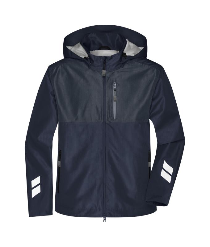Unisex Hardshell Workwear Jacket GRS Navy/carbon 10433